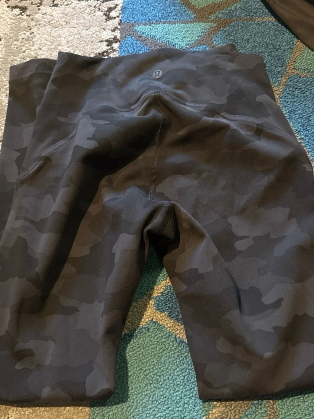 lululemon athletica Women's Dark Gray Camo Leggings